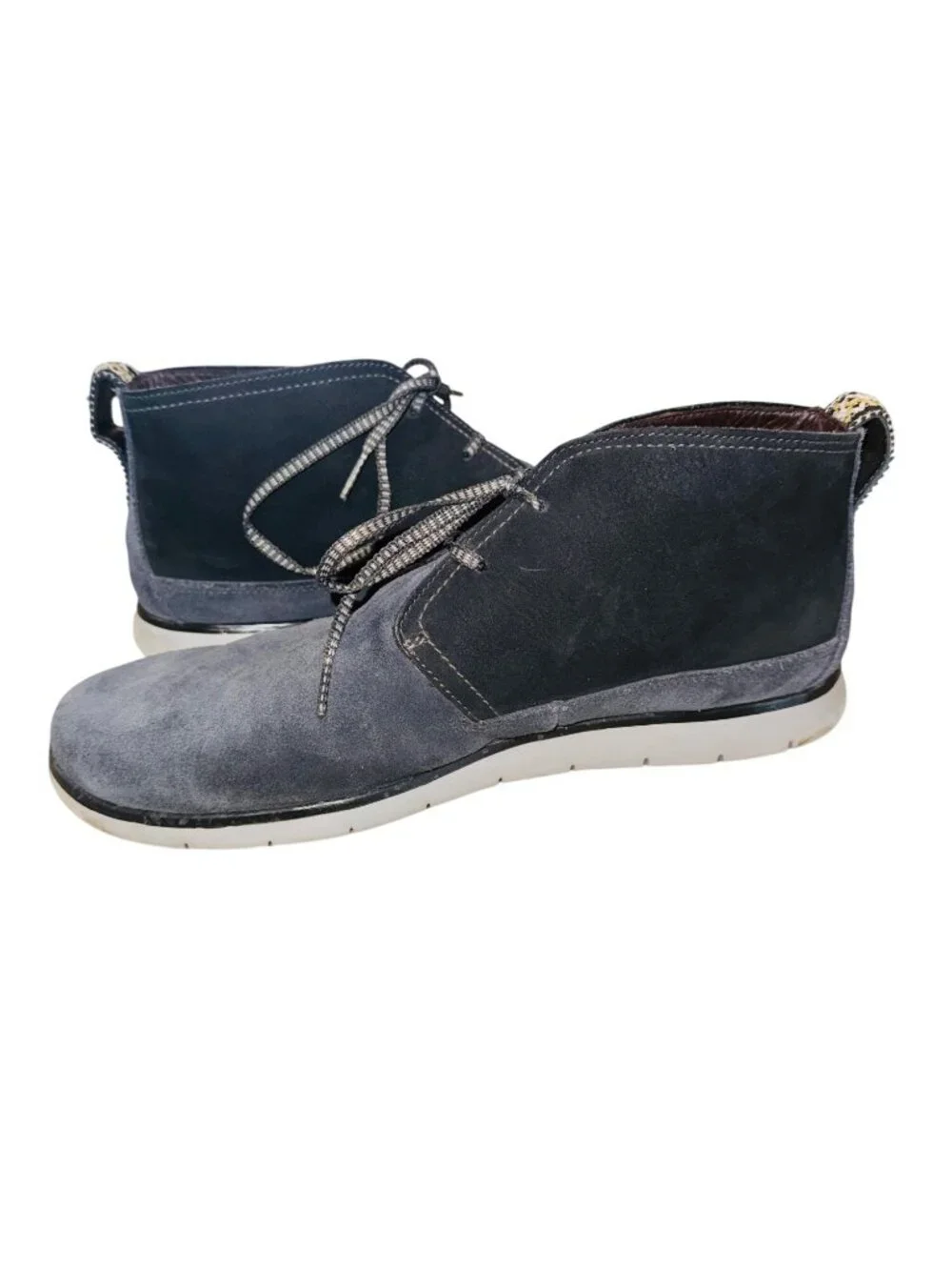 UGG Men's Freamon Waterproof Chukka Boot Blue Suede Comfort Cushioned Boot Money